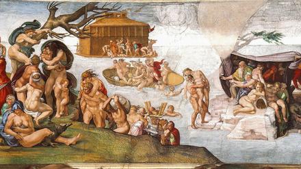 Die Sintflut ist da. Was Michelangelo 1512 in seinem Deckengemälde in der Sixztinischen Kapelle noch alttestamentarisch verstand, trägt heute säkulare Züge.