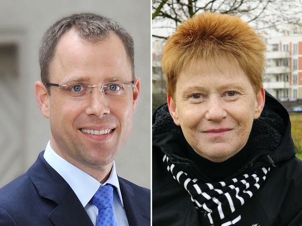 Wollen beide in den Bundestag: Mario Czaja von der CDU und Petra Pau von der Linken.