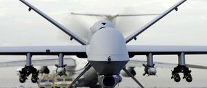 Eine bewaffnete Drohne der US-Luftwaffe.