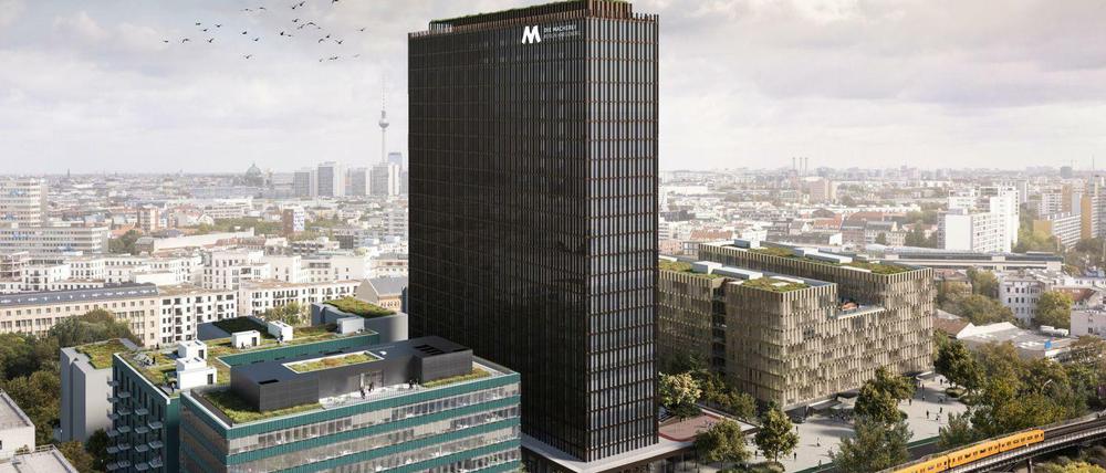 So soll es aussehen: Das Quartier am Halleschen Ufer.