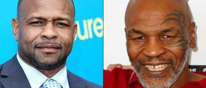 Grauer, aber nicht schlauer. Roy Jones jr. und Mike Tyson (r.).