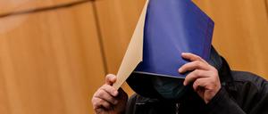 Der Angeklagte im Landgericht Münster.