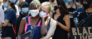 Demonstration gegen Rassismus in Berlin im Sommer 2020
