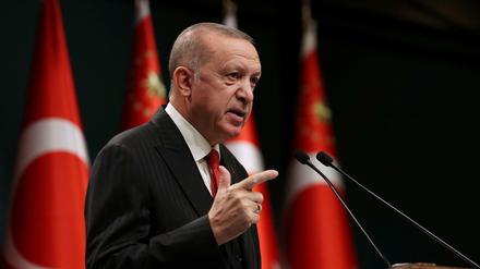 Der türkische Präsident Erdogan 