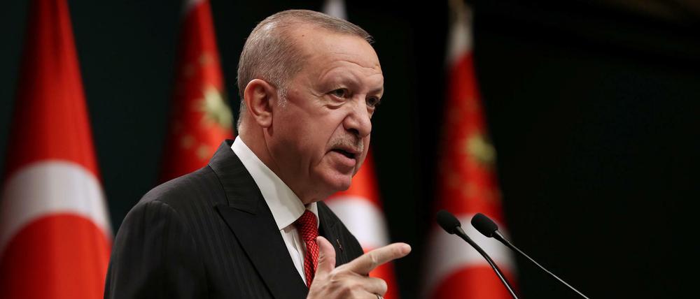 Der türkische Präsident Erdogan 