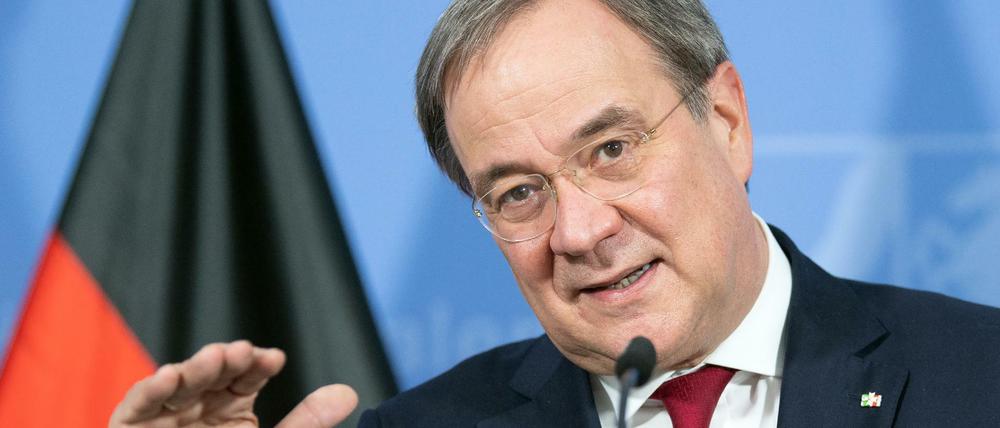 Armin Laschet (CDU), Ministerpräsident von Nordrhein-Westfalen und CDU-Vorsitzkandidat