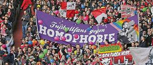 Sexuelle Vielfalt wird im Fußball nicht oft thematisiert. 