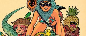 The Young Time Traveller. Eine 2015 veröffentlichte Zeichnung von Ralph Niese.