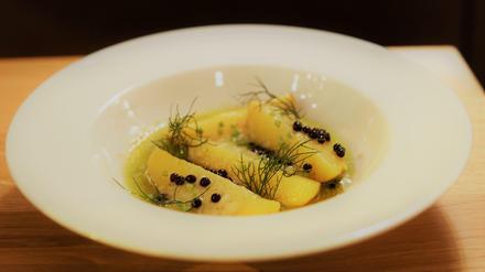 Kann man auch zuhause kochen: die Vichyssoise-Kartoffeln von Steffie La aus dem "Hinterland". 