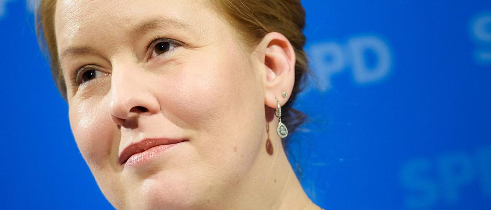 Die neue Berliner SPD-Landeschefin Giffey ist ab Montag auch Spitzenkandidatin der Sozialdemokraten für das Abgeordnetenhaus.