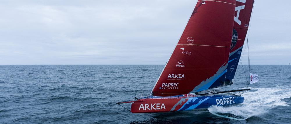 DSer neue Stil. Juan K.' hat eines der kraftvollsten Boote für das Vendée Globe entworfen. 