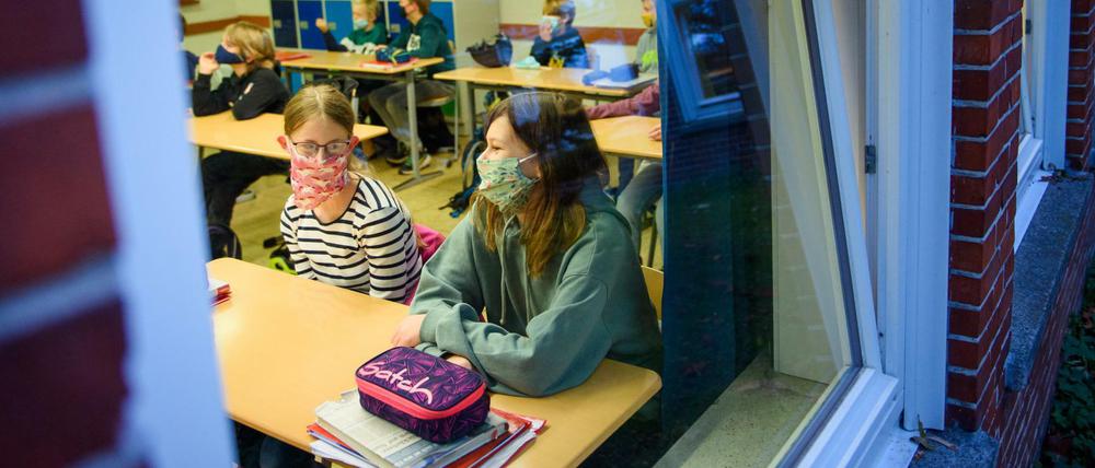 Schule in Coronazeiten - zumeist noch in Präsenz statt digital.