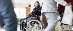 90-jähriger Bewohner des Alten- und Pflegeheims auf Borkum.