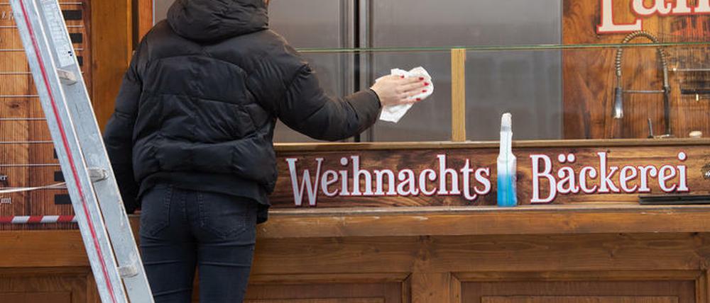 Nur wenige Weihnachtsstände dürfen in Spandau und in der City West öffnen. 