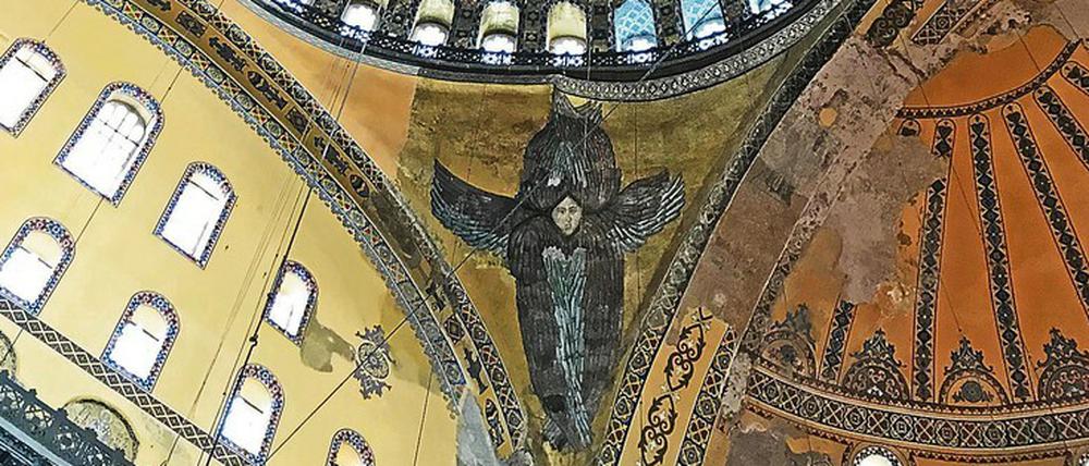 Der Engel in der Kuppel der Hagia Sophia. 