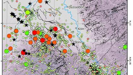 Die Region zwischen Köln und Aachen ist in Deutschland besonders gefährdet.