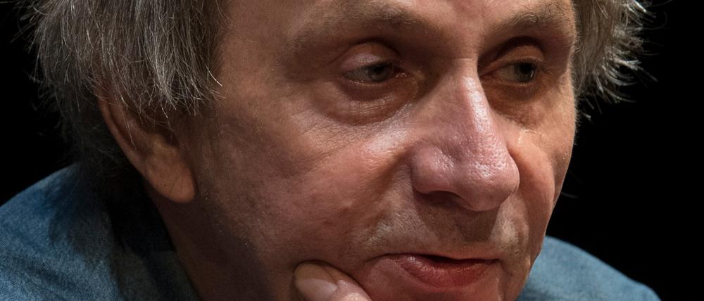 Michel Houellebecq bei einer Lesung auf der Frankfurter Buchmesse 2018