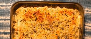 Kaum zu glauben, aber in Amerika ist das nicht eben leichte Mac 'n' Cheese eine klassische Beilage zum Barbecue.