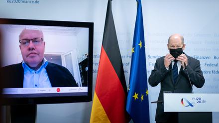 Nicht ganz so einig, wie es oft scheint: Wirtschaftsminister Peer Altmaier (CDU) und Finanzminister Olaf Scholz (SPD). 