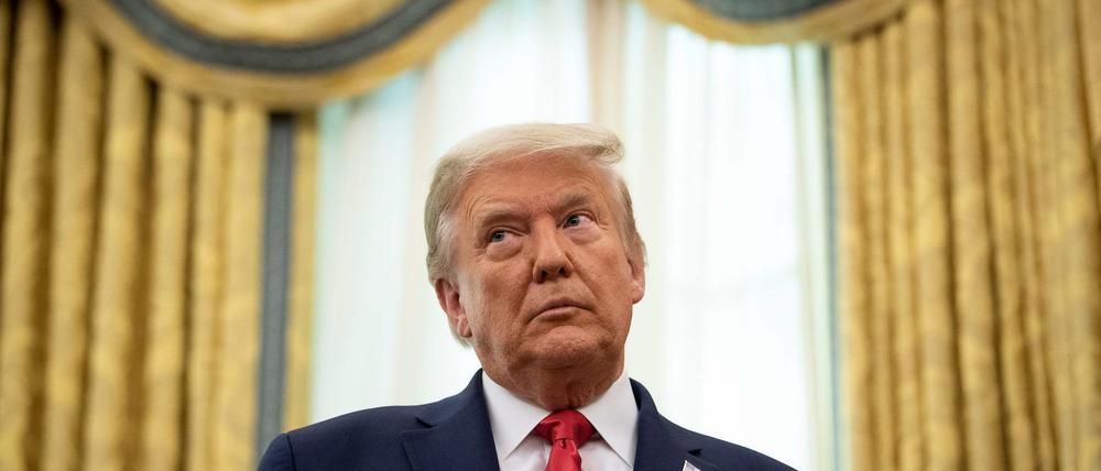 Noch-US-Präsident Donald Trump verliert offenbar seine Weggefährten.