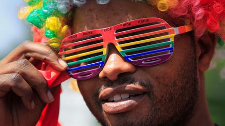 Pride in Afrika (Archivbild von einer Demonstration vor der Botschaft Ugandas in Kenia).