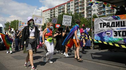 Der Marzahn Pride im Sommer 2020.