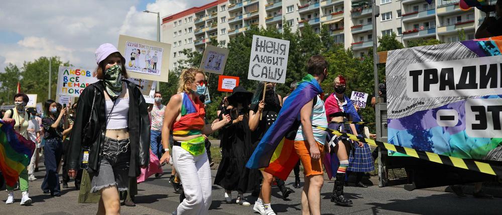 Der Marzahn Pride im Sommer 2020.