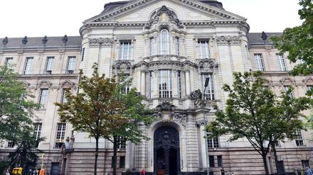 Das neubarocke Gebäude des Kriminalgerichts Moabit.