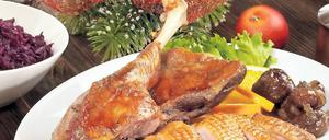 Der Gänsebraten kann die reine Lust sein oder eine fürchterliche Anstrengung