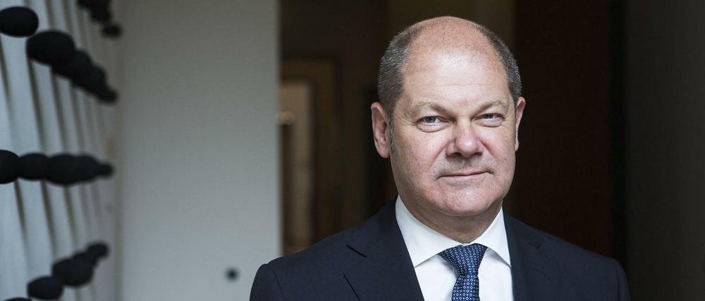Der Vizekanzler Olaf Scholz (SPD).