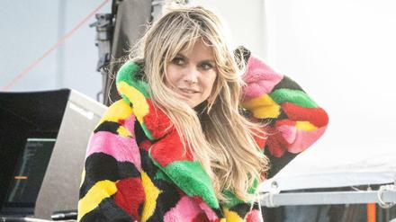 Das ehemalige Model und die heutige Moderatorin Heidi Klum.