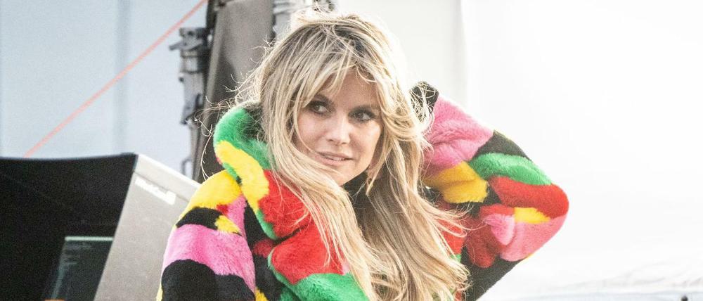 Das ehemalige Model und die heutige Moderatorin Heidi Klum.