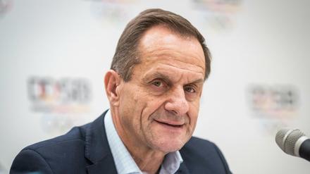 DOSB-Präsident Alfons Hörmann betont, dass der organisierte Sport in Deutschland durch die Folgen der Corona-Pandemie existenziell bedroht sei. 