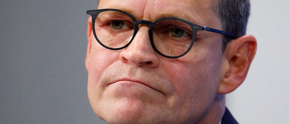 Michael Müller bei der Presskonferenz nach dem Bund-Länder-Gespräch zur Coronakrise Anfang Dezember.
