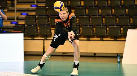Sergej Grankin ist in Berlin noch einsam - in der Halle fühlt er sich wohl. 