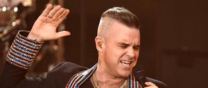Robbie Williams bei einem Auftritt in Berlin im Dezember 2019.