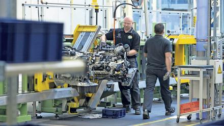 Seit 1902 werden in Marienfelde Motoren gebaut. Das Werk ist der älteste Standort im Daimler-Konzern. 