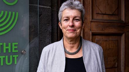 Die neue Chefin des Goethe Instituts. Ethnologin Carlota Lenz.