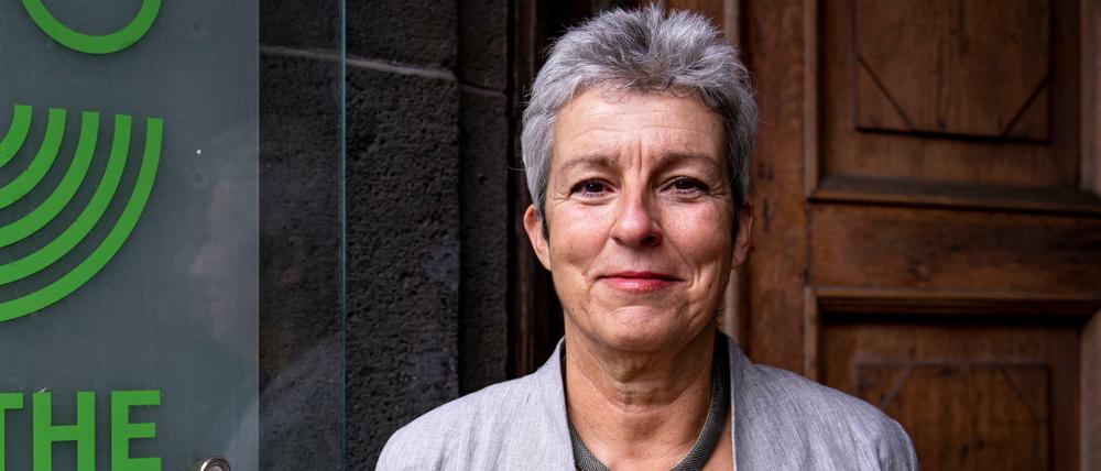 Die neue Chefin des Goethe Instituts. Ethnologin Carlota Lenz.