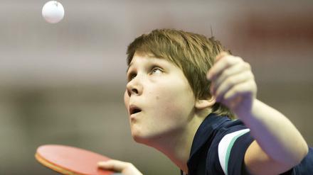 Nina Mittelham vom TTC Eastside tat sich im Halbfinale schwer. Für den Finaleinzug ihrer Mannschaft reichte es trotzdem. .