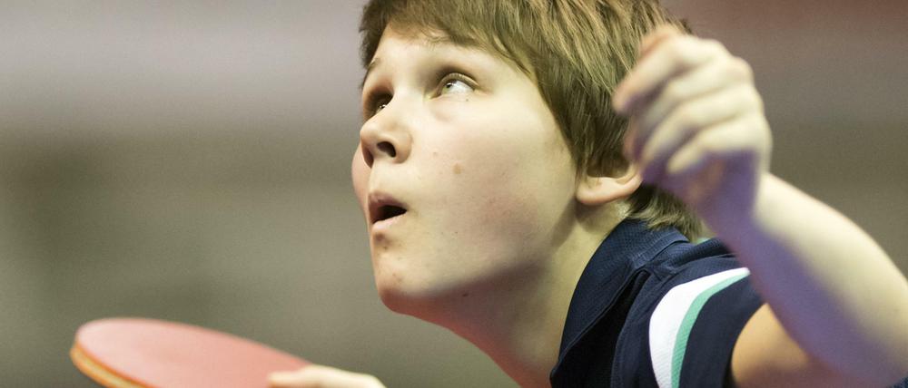 Nina Mittelham vom TTC Eastside tat sich im Halbfinale schwer. Für den Finaleinzug ihrer Mannschaft reichte es trotzdem. .