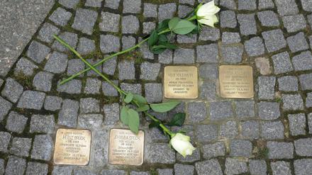 Stolpersteine in Charlottenburg-Wilmersdorf, die bereits verlegt worden sind