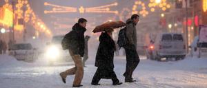 So sah es im Dezember 2010 in der Friedrichstraße aus. Der Schnee, der damals fiel, hielt sich wochenlang.