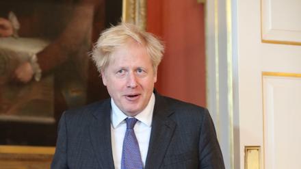 Der britische Premier Boris Johnson am Donnerstag in London.