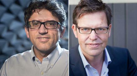 Guiseppe Caire (links) und Steffen Mau (rechts). 