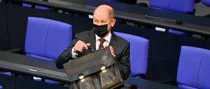 Finanzminister und Kanzlerkandidat: Olaf Scholz. 