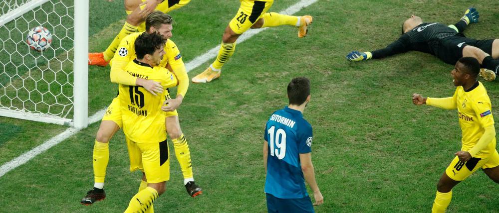 Der BVB tat sich lange schwer in St. Petersburg.