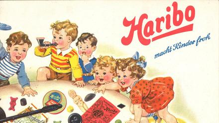 Wie sich die Zeiten ändern: Heute wirbt Haribo mit Erwachsenen, die wie Kinder sprechen. 