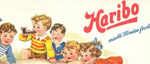 Wie sich die Zeiten ändern: Heute wirbt Haribo mit Erwachsenen, die wie Kinder sprechen.