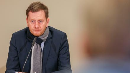 Neue Corona-Maßnahmen und eine Forderung: Der sächsische Ministerpräsident Michael Kretschmer (CDU).